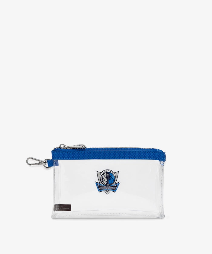 NBA Dallas Mavericks Clear Wristlet Set