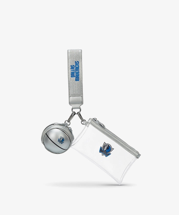 NBA Dallas Mavericks Clear Wristlet Set