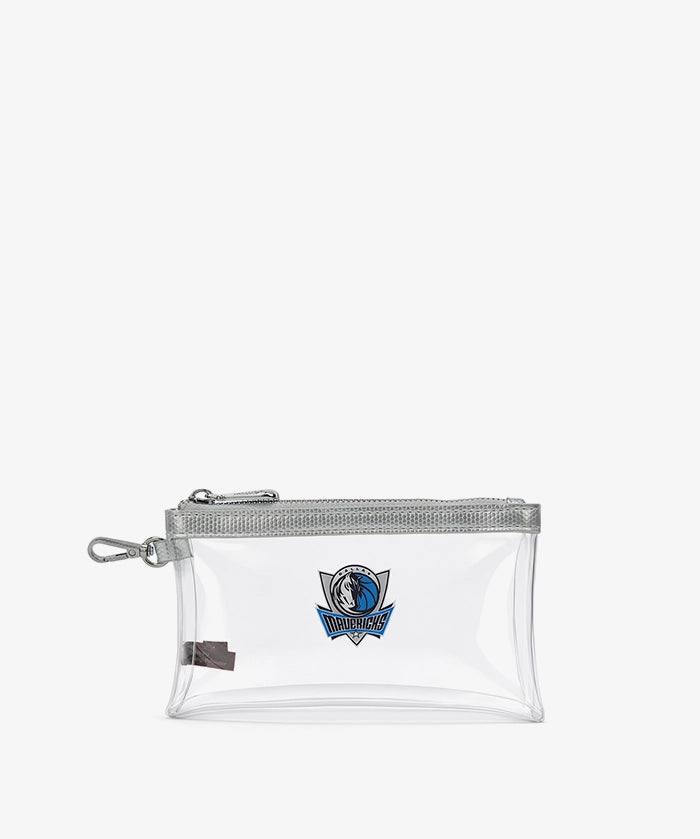 NBA Dallas Mavericks Clear Wristlet Set