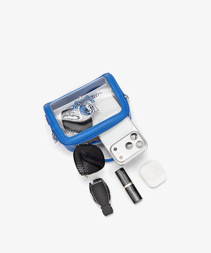 NBA Dallas Mavericks Mini Clear Crossbody Bag