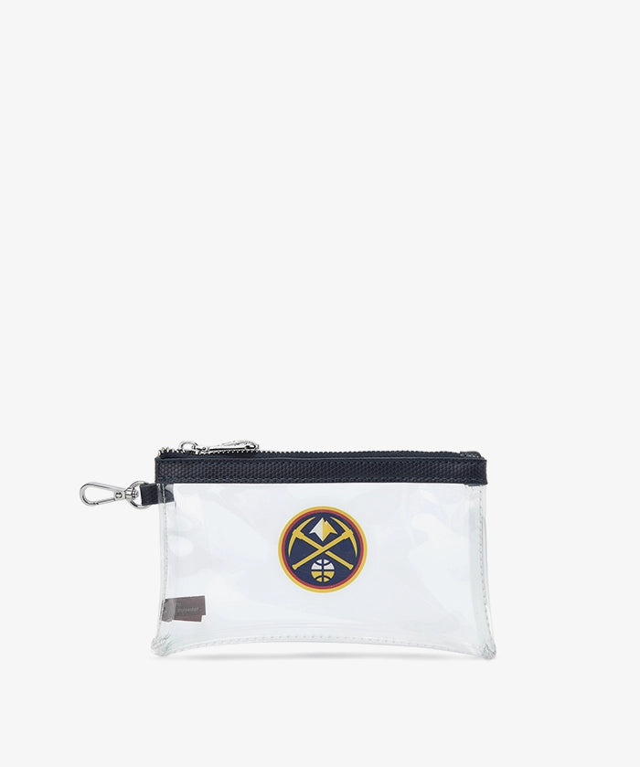NBA Denver Nuggets Clear Wristlet Set