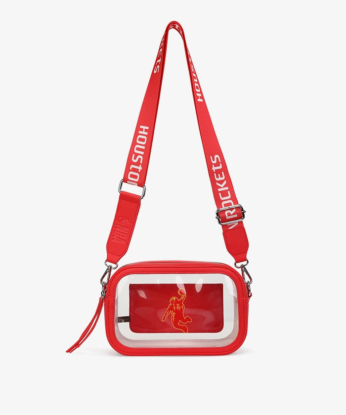 NBA Houston Rockets Clear Crossbody Bag