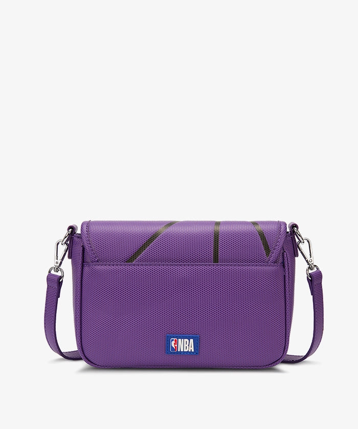 NBA Los Angeles Lakers Basketball Flap Crossbody Bag