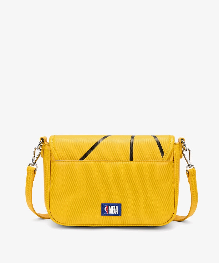 NBA Los Angeles Lakers Basketball Flap Crossbody Bag