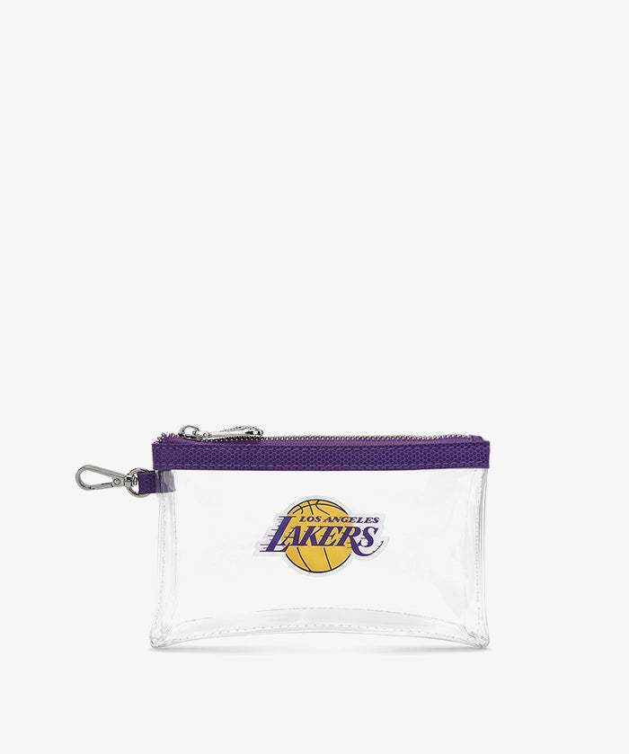 NBA Los Angeles Lakers Clear Wristlet Set