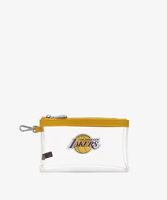 NBA Los Angeles Lakers Clear Wristlet Set