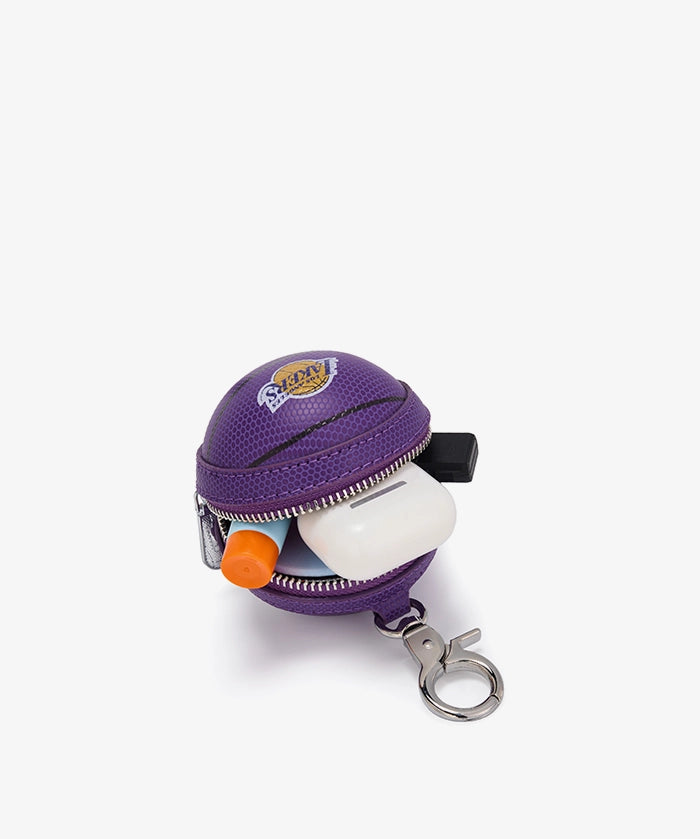 NBA Los Angeles Lakers Mini Basketball Keychain Pouch