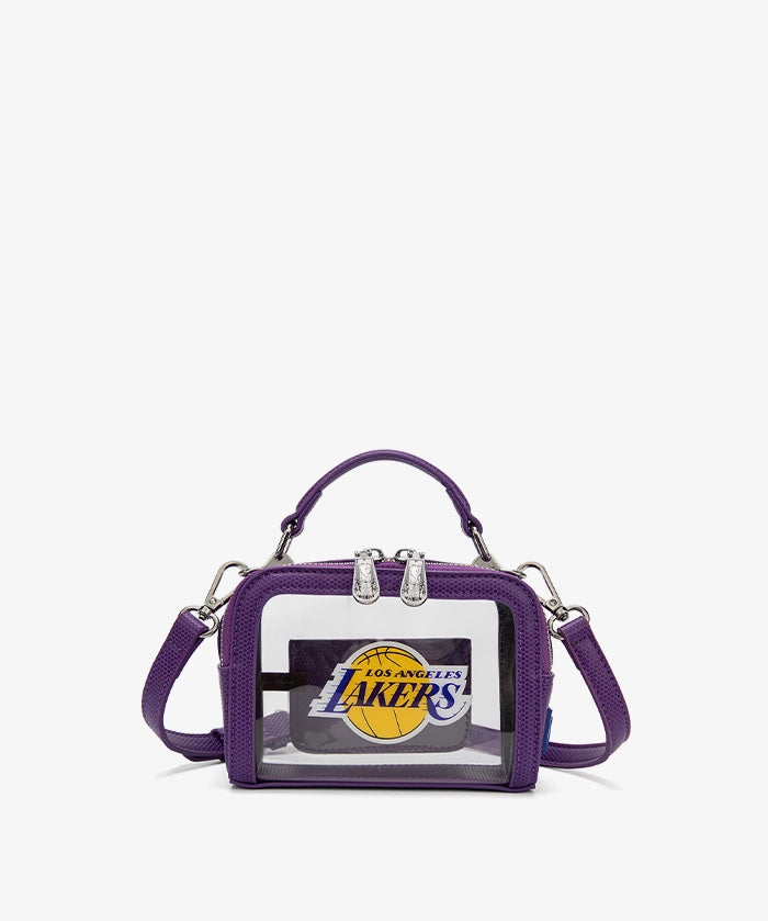 NBA Los Angeles Lakers Mini Clear Crossbody Bag