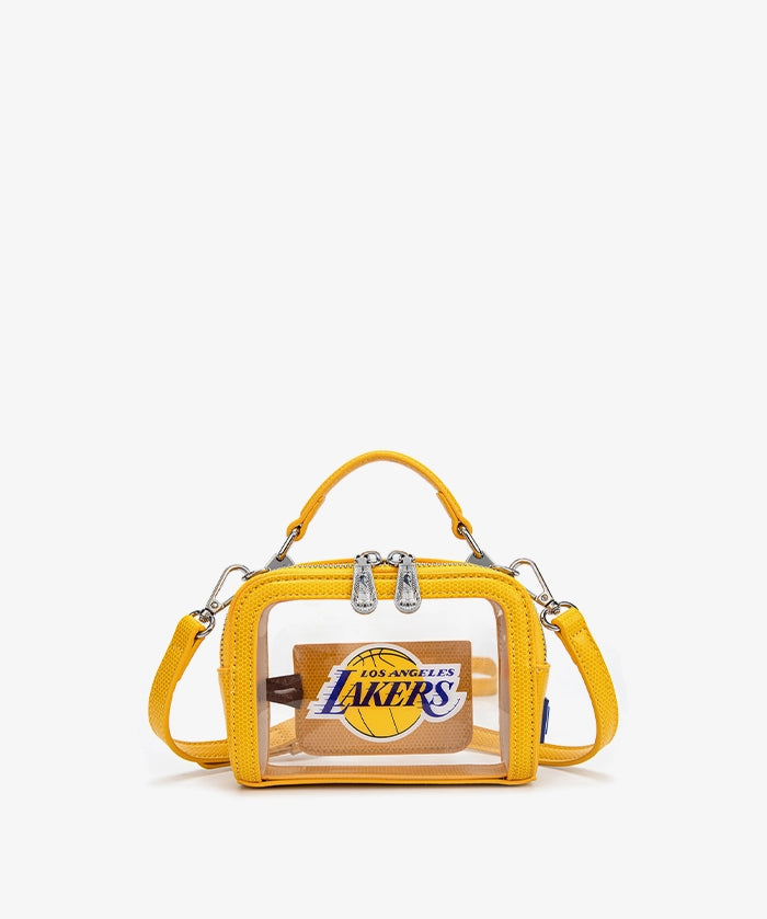 NBA Los Angeles Lakers Mini Clear Crossbody Bag