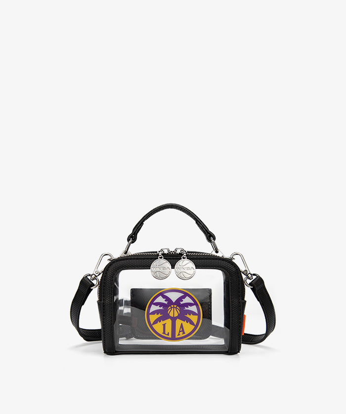 WNBA Los Angeles Sparks Mini Clear Crossbody Bag