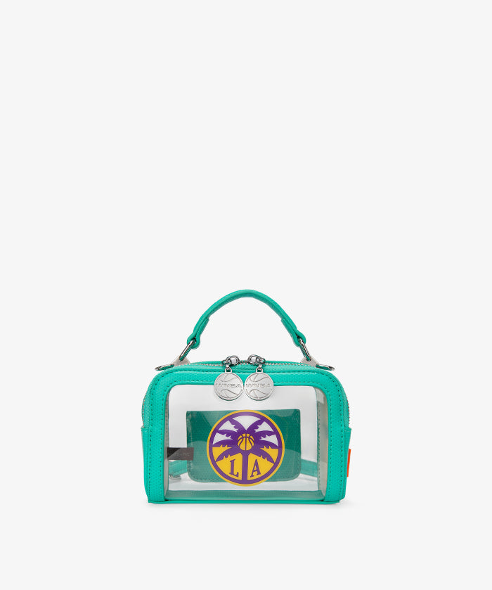 WNBA Los Angeles Sparks Mini Clear Crossbody Bag