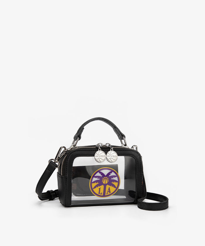 WNBA Los Angeles Sparks Mini Clear Crossbody Bag