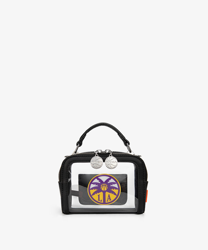 WNBA Los Angeles Sparks Mini Clear Crossbody Bag