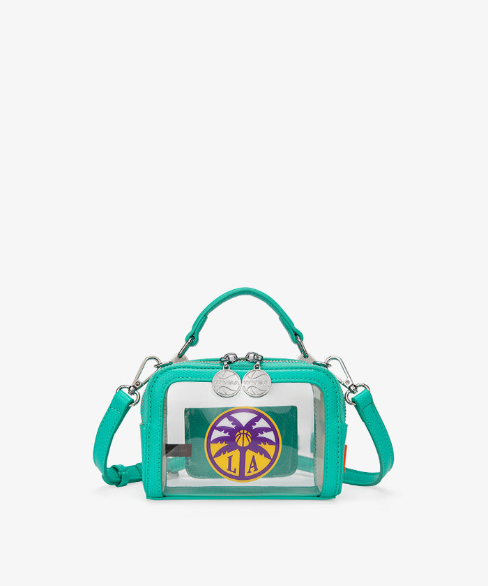 WNBA Los Angeles Sparks Mini Clear Crossbody Bag