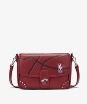 NBA Miami Heat Basketball Flap Crossbody Bag