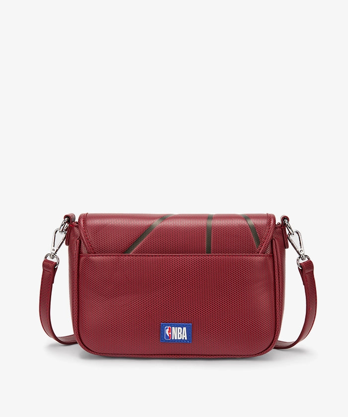 NBA Miami Heat Basketball Flap Crossbody Bag