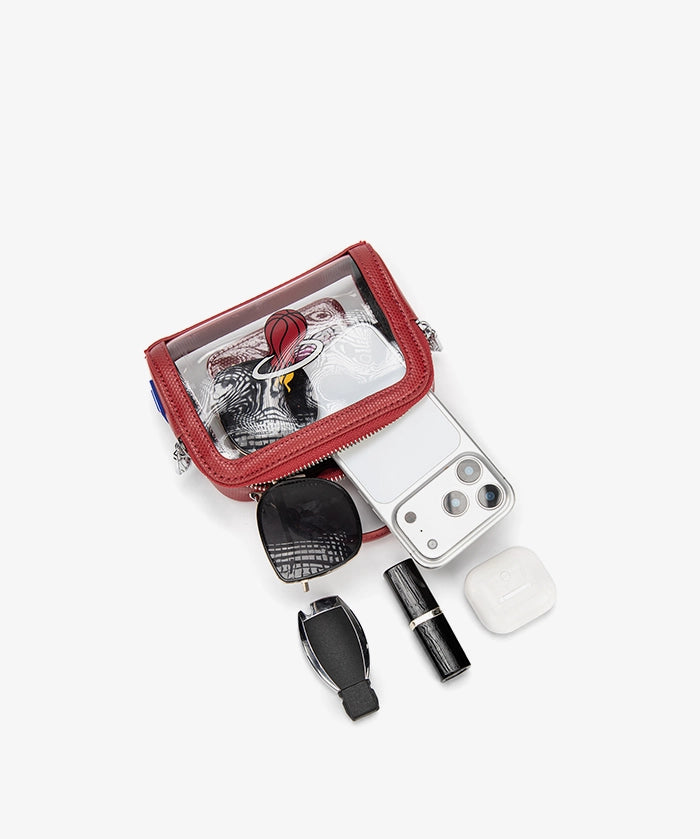 NBA Miami Heat Mini Clear Crossbody Bag