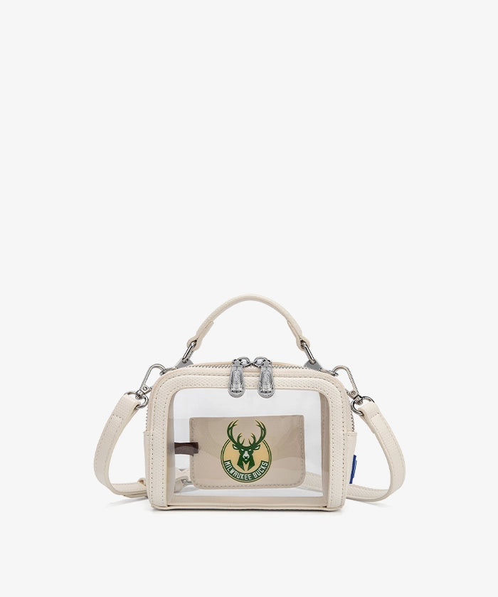 NBA Milwaukee Bucks Mini Clear Crossbody Bag