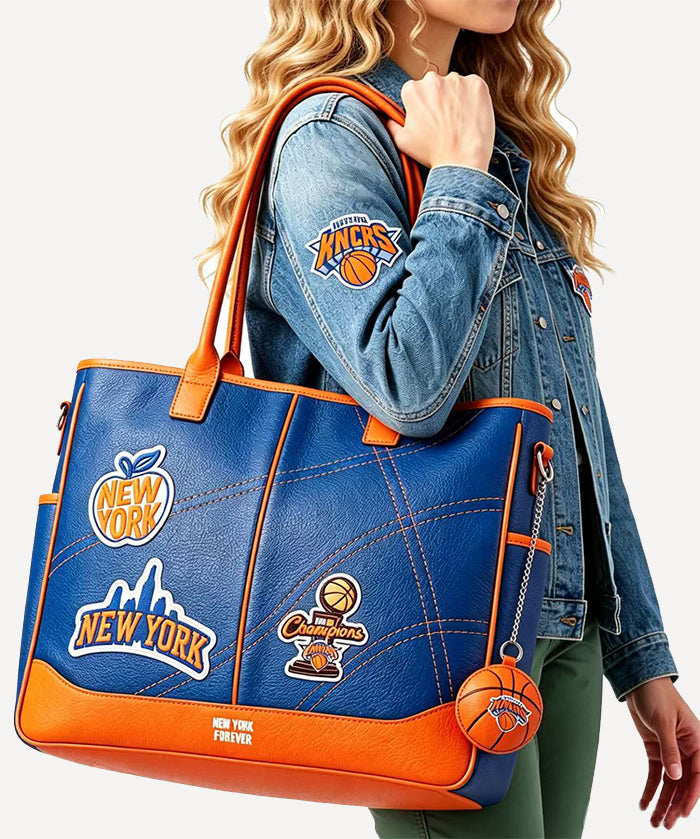 NBA New York Knicks 2026 Finals Champions Laptop Tote - Forever New York