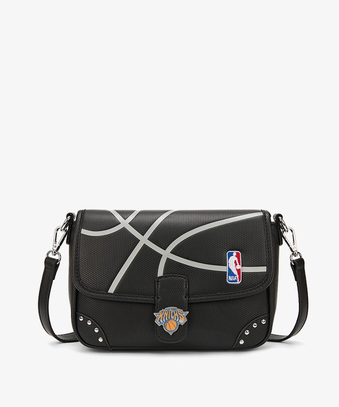 NBA New York Knicks Basketball Flap Crossbody Bag