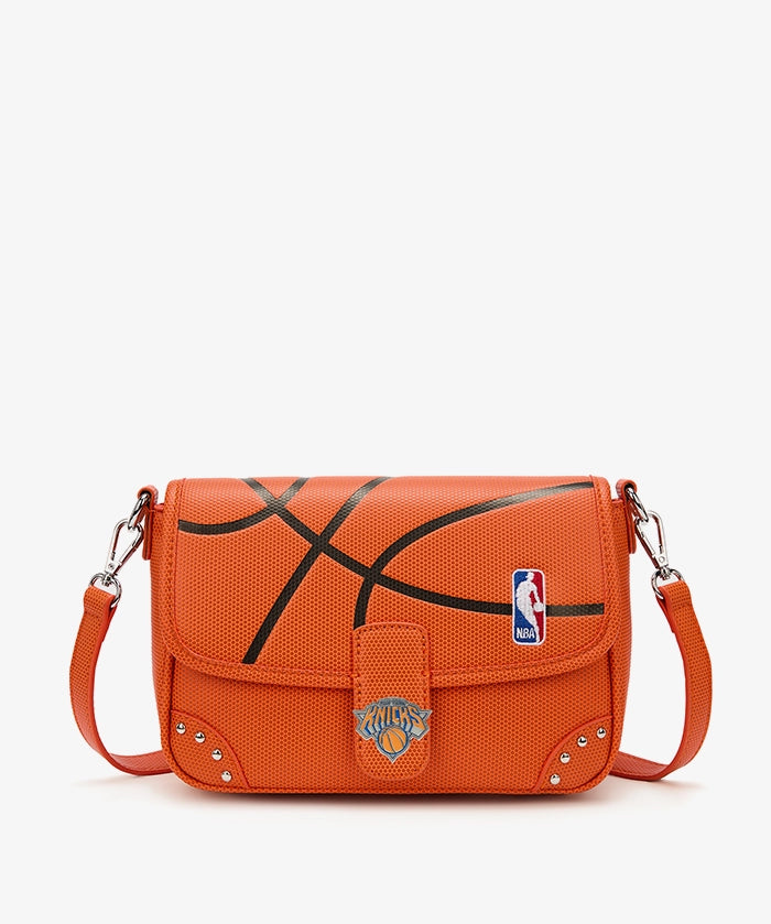 NBA New York Knicks Basketball Flap Crossbody Bag