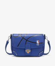 NBA New York Knicks Basketball Flap Crossbody Bag