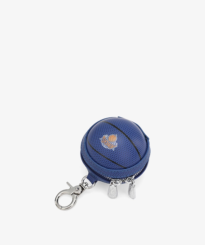 NBA New York Knicks Mini Basketball Keychain Pouch