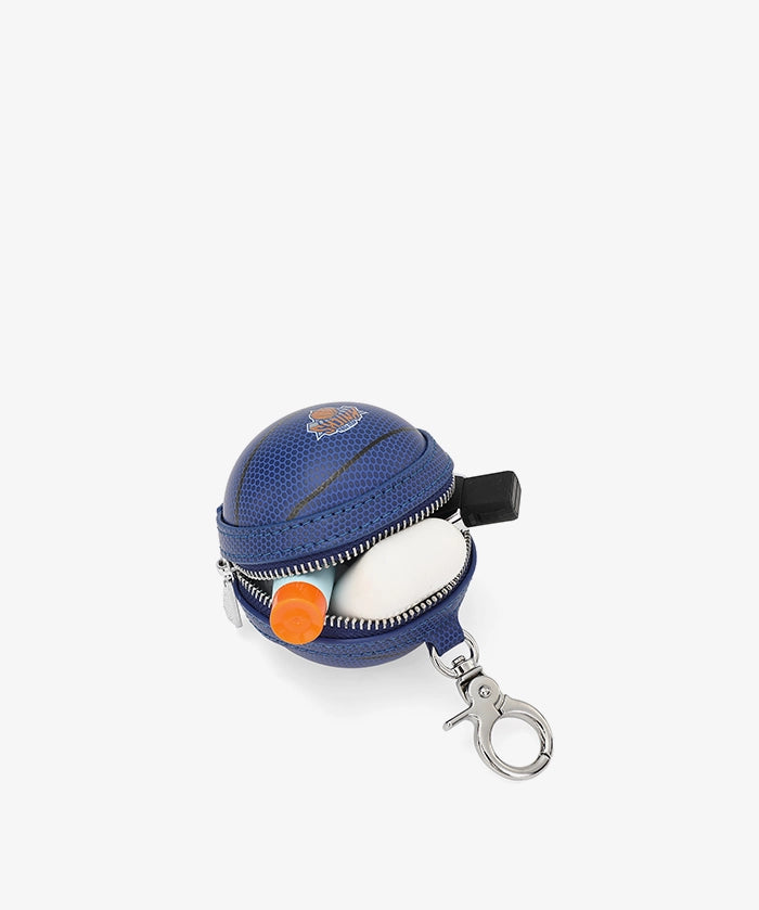 NBA New York Knicks Mini Basketball Keychain Pouch