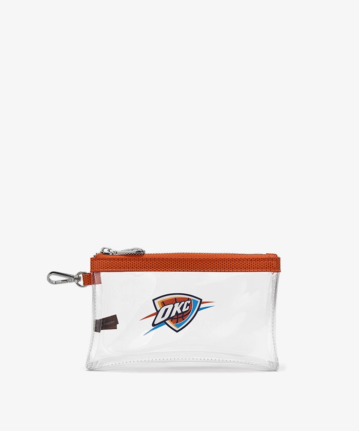 NBA Oklahoma City Thunder Clear Wristlet Set