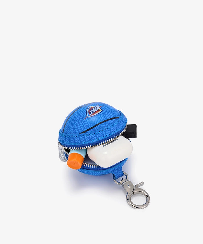 NBA Oklahoma City Thunder Mini Basketball Keychain Pouch