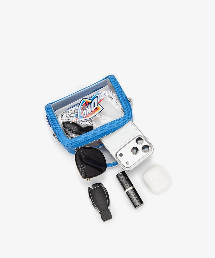 NBA Oklahoma City Thunder Mini Clear Crossbody Bag
