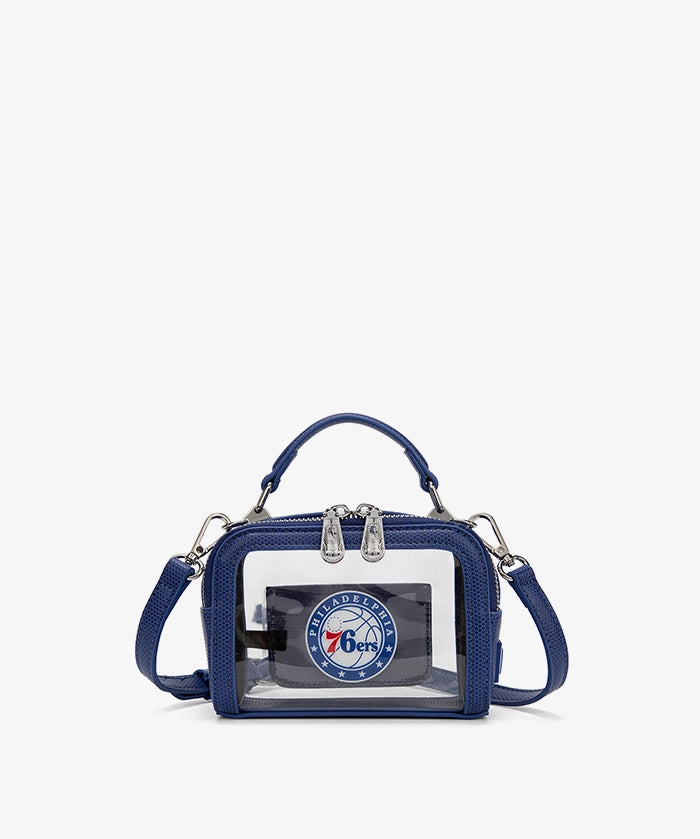 NBA Philadelphia 76ers Mini Clear Crossbody Bag
