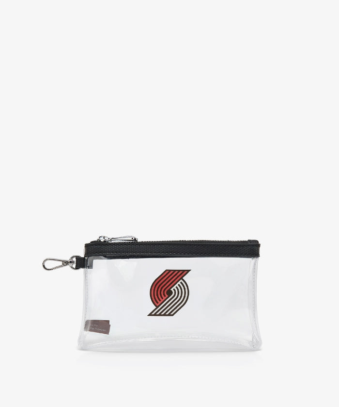 NBA Portland Trail Blazers Clear Wristlet Set