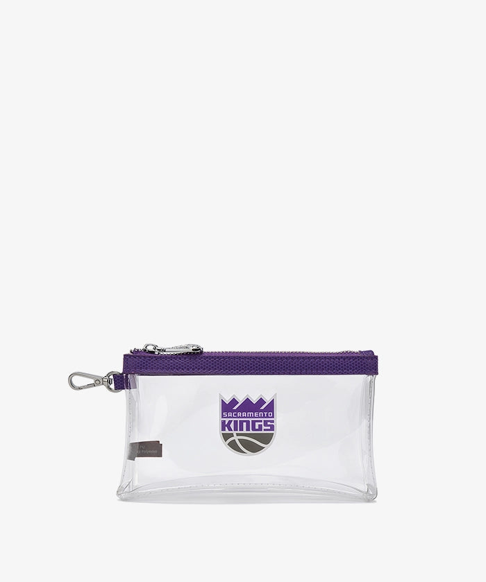 NBA Sacramento Kings Clear Wristlet Set