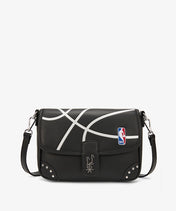 NBA San Antonio Spurs Basketball Flap Crossbody Bag