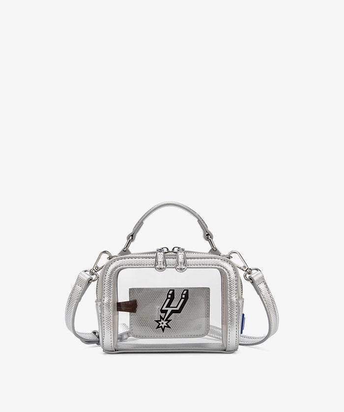 NBA San Antonio Spurs Mini Clear Crossbody Bag