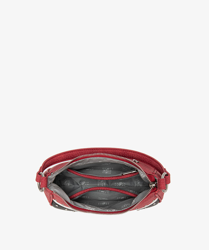 NFL Arizona Cardinals Rivet Baguette Shoulder Bag