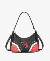 NFL Arizona Cardinals Rivet Baguette Shoulder Bag
