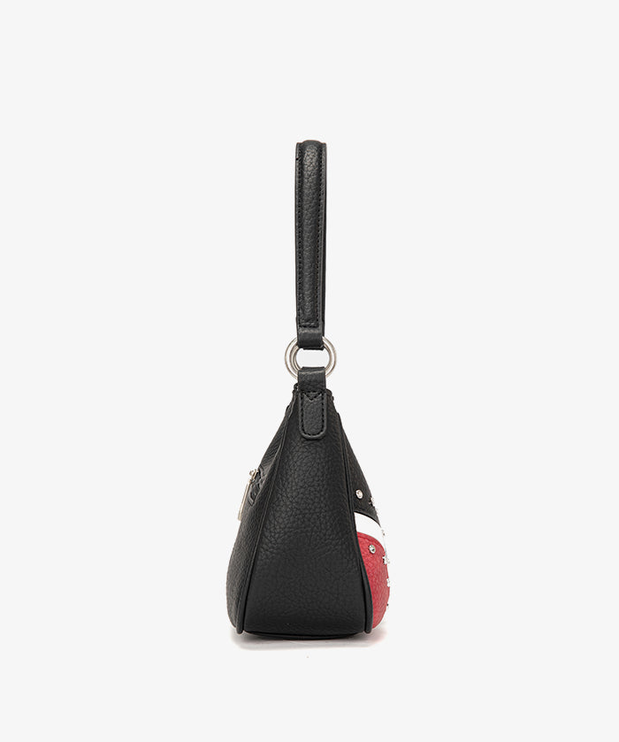 NFL Arizona Cardinals Rivet Baguette Shoulder Bag