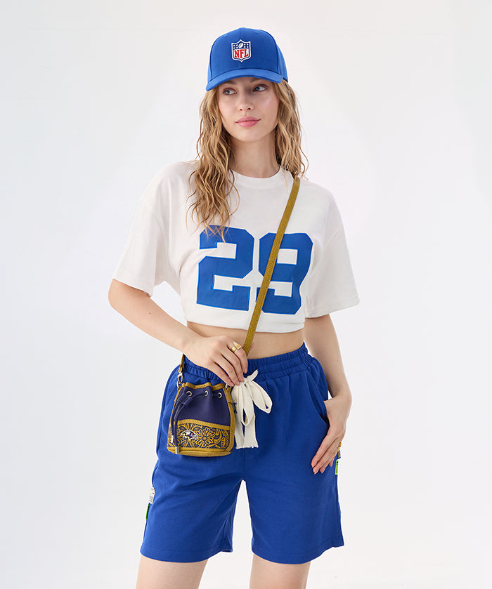 NFL Baltimore Ravens Floral Bucket Bag
