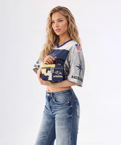 NFL Baltimore Ravens Western Canvas Crossbody Bag