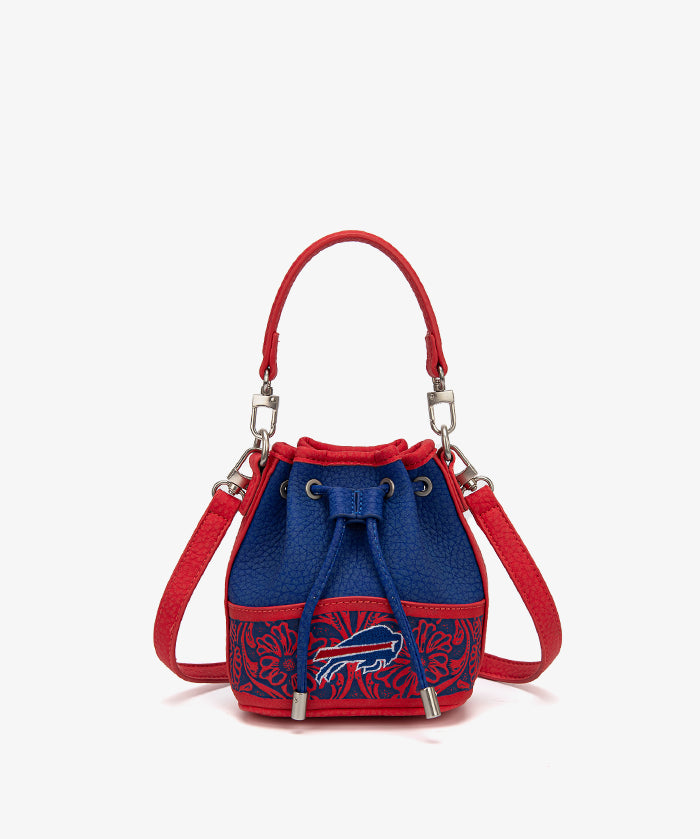 NFL Buffalo Bills Floral Bucket Bag