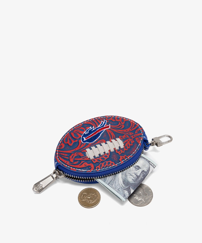NFL Buffalo Bills Football Coin Purse