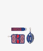 NFL Buffalo Bills Football Wristlet Set