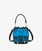 NFL Carolina Panthers Floral Bucket Bag