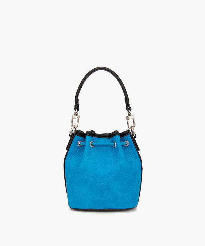 NFL Carolina Panthers Floral Bucket Bag
