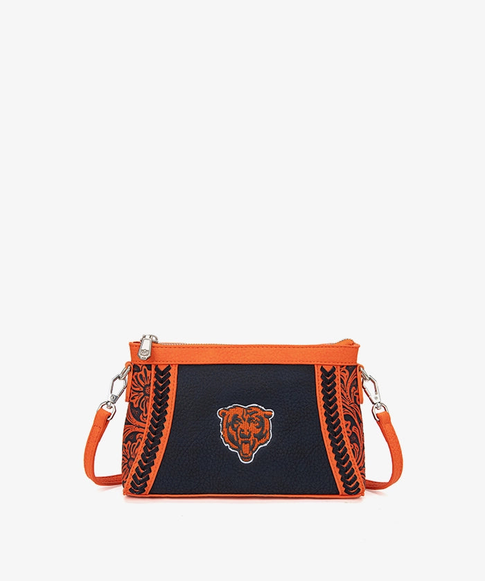 NFL Chicago Bears Braided Crossbody Bag