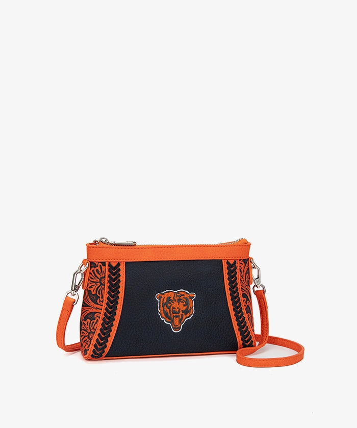 NFL Chicago Bears Braided Crossbody Bag