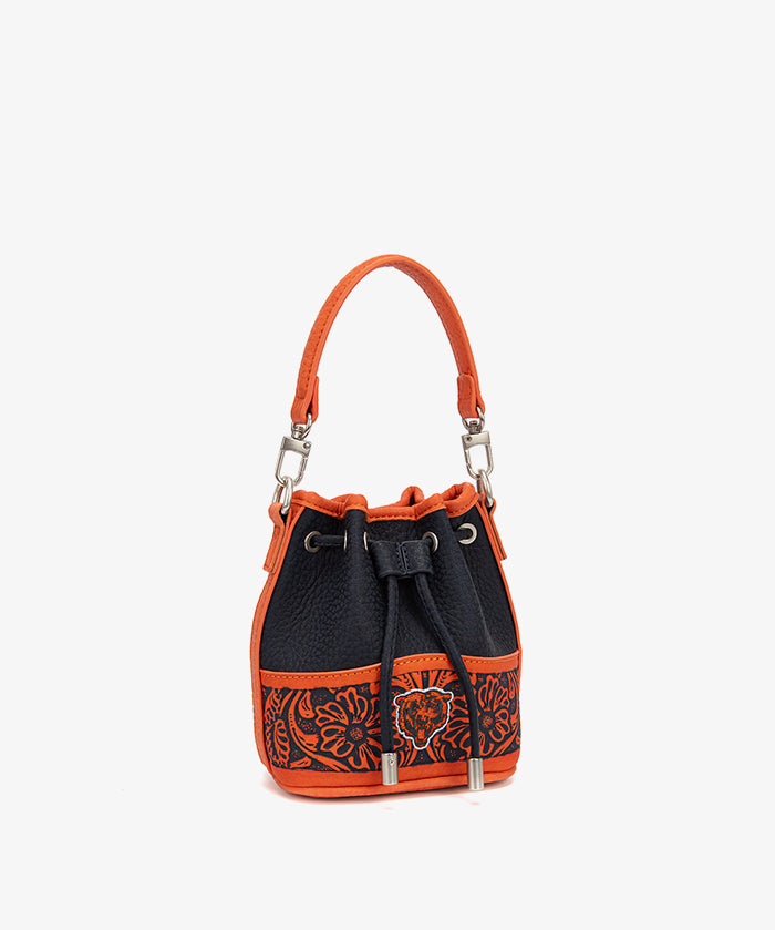 NFL Chicago Bears Floral Bucket Bag