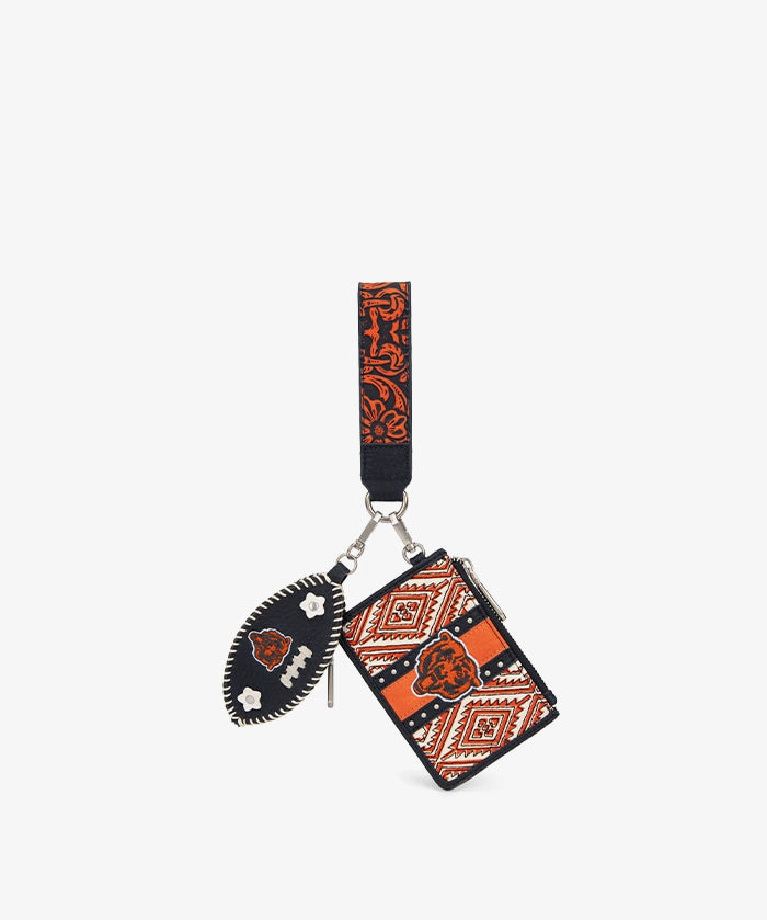 NFL Chicago Bears Football Wristlet Set